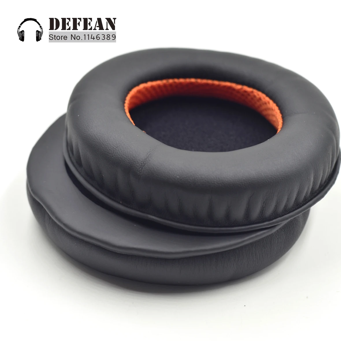 95x90mm black Ear pads cushion earmuffs cover pillow for headphones