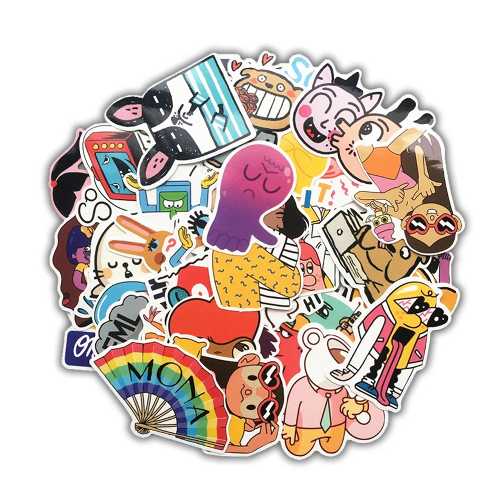 

20/30/50 Pcs Cartoon Kids Toy Graffiti Stationery Stickers for Skateboard Laptop Travel Luggage Funny Sticker Bomb JDM Decals