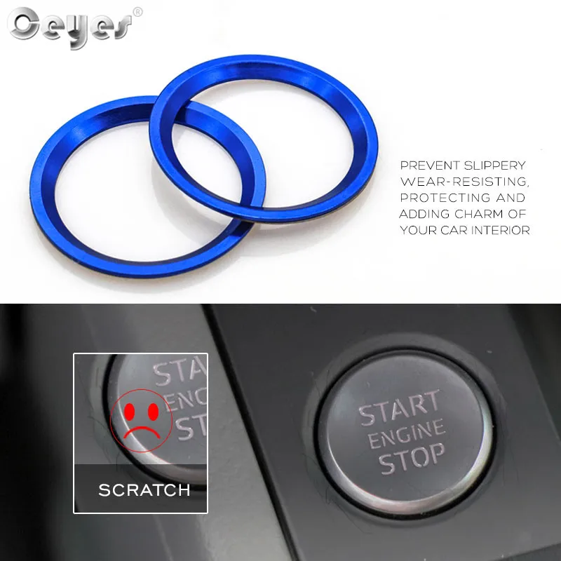Start Engine Button Ring for AUDI (18)