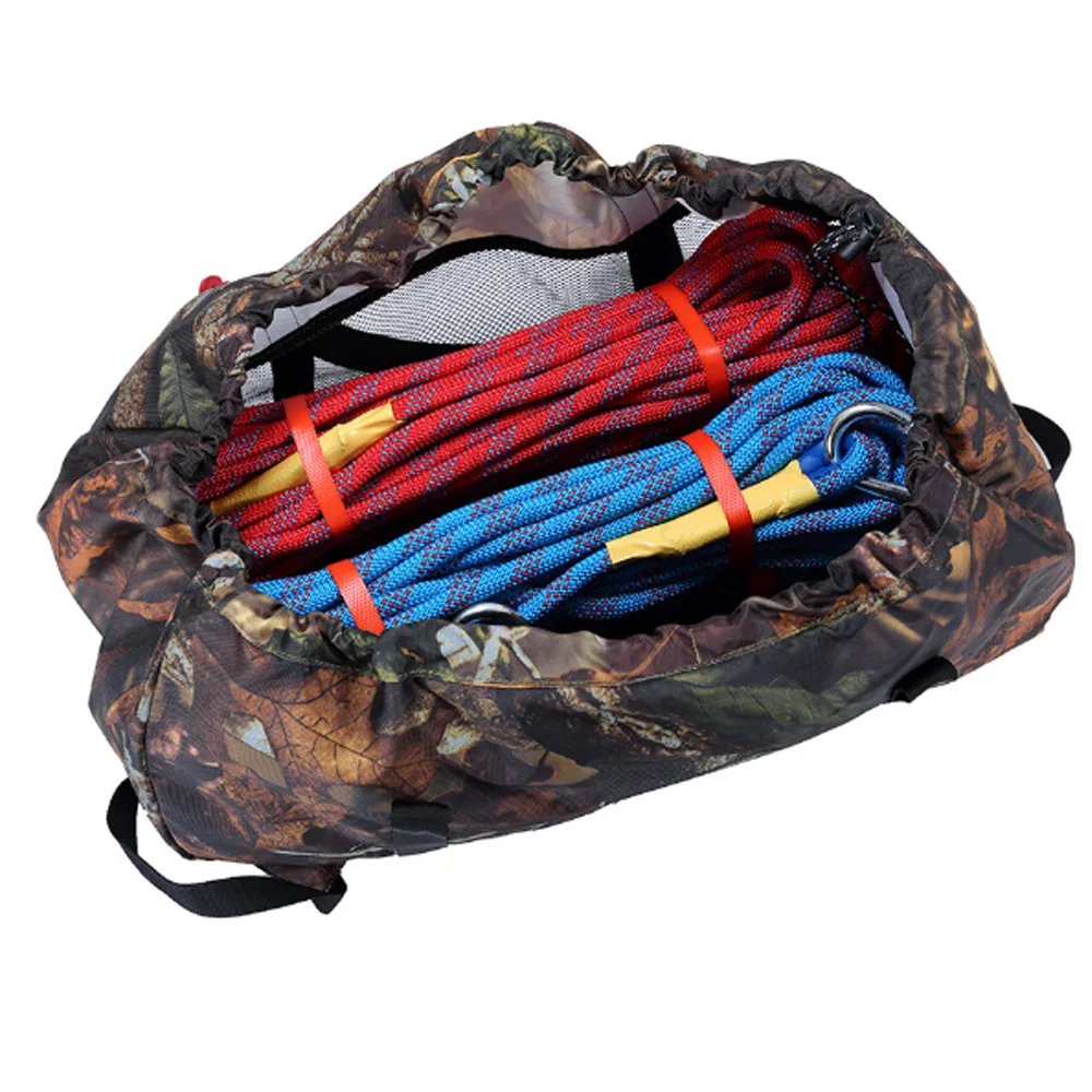 Climbing Rope Bag Backpack with Ground Sheet for Mountaineering