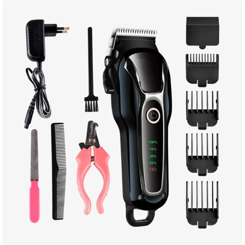 

Dog Hair Trimmer 100-240v Rechargeable Professional Hair Cutting Machine for Cat Hair Remover Animal Hair Clipper for Pet 35D