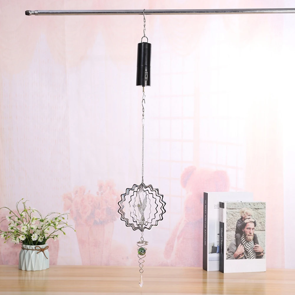 

1 PCS Wind Motor Rotary Bell Engine Hanging Micro-motor Crafts Rotator Battery Operated