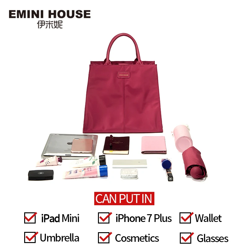 EMINI HOUSE, нейлоновые вместительные сумки для покупок, женские сумки, сумки для женщин, сумка через плечо, женские сумки через плечо для женщин