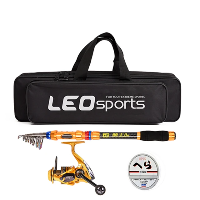 Best Offers 1.8-3M Telescopic Carbon Fishing Rod & Spinning Reel Mini Fishing Rod Nylon Line Combos Fishing Rod Reel Line Lures Hooks Bag Best Offers 1.8-3M Telescopic Carbon Fishing Rod & Spinning Reel Mini Fishing Rod Nylon Line Combos Fishing Rod Reel Line Lures Hooks Bag