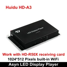 Huidu HD-A3 со встроенным WiFi асинхронизацией полноцветный светодиодный видеокарта, конкурентоспособная беспроводная WiFi RGB светодиодный контроллер