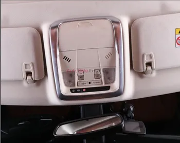 

For Cadillac XT5 2016 2017 Matte ABS Chrome plastic Front Inner Reading Light Lamp Cover Frame Decor Trim