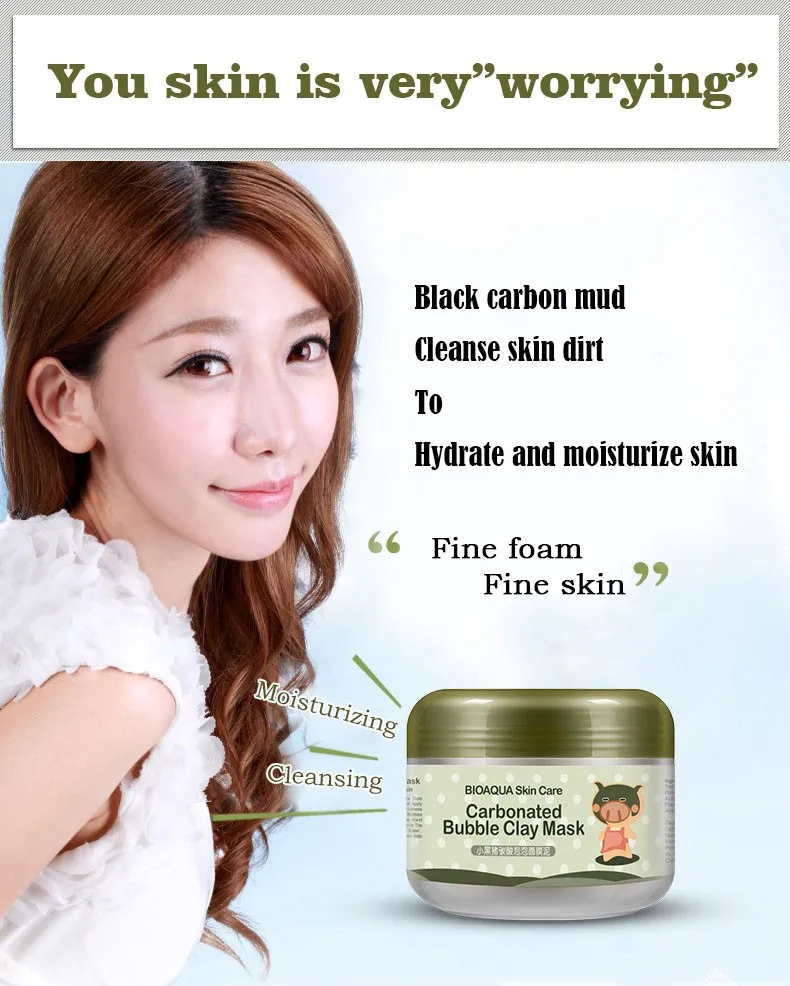 Skin Care Carbonated Bubble Clay Mask