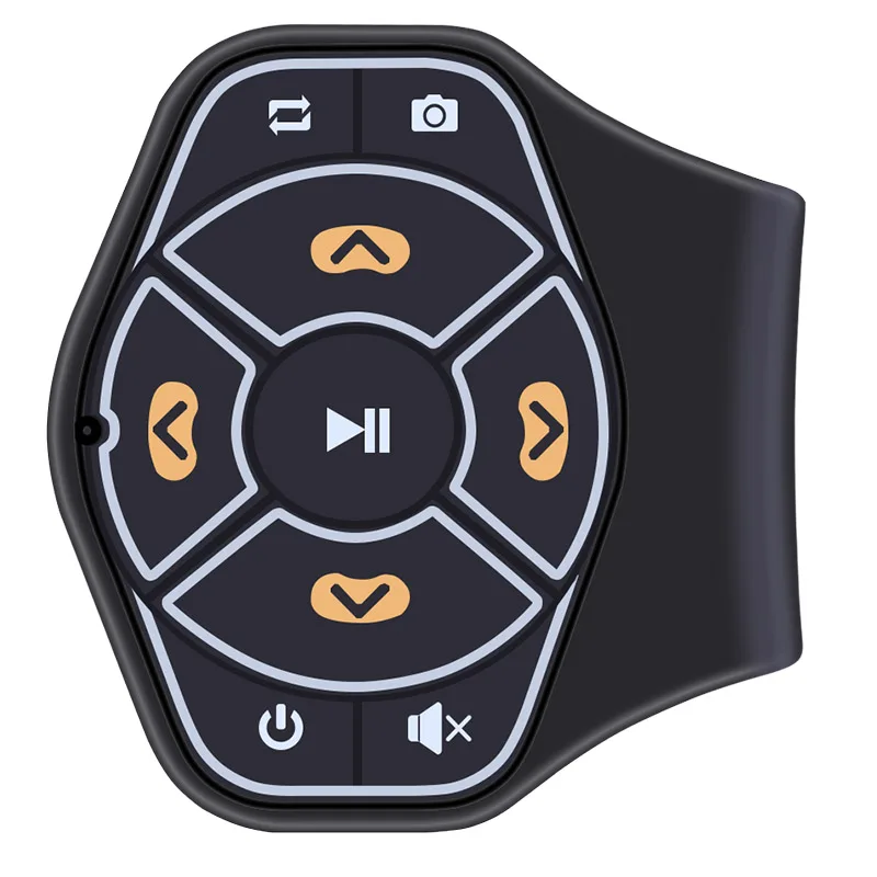 

Buletooth Handfree Car Steering Wheel Remote Control Music Audio Receiver Adapter Car kit for iphone Car Accessories