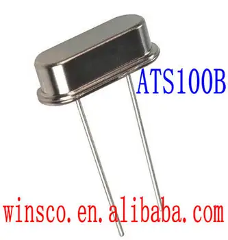 

200PCS/LOT ATS100B 100% New CTS crystal oscillator ATS100B HC49S DIP