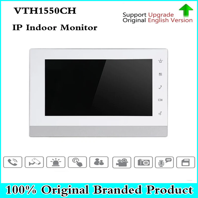 

Original English version DH Video Intercom Door Phone DH-VTH1550CH 7-inch Color Indoor Monitor touch screen VTH1550CH MONITOR