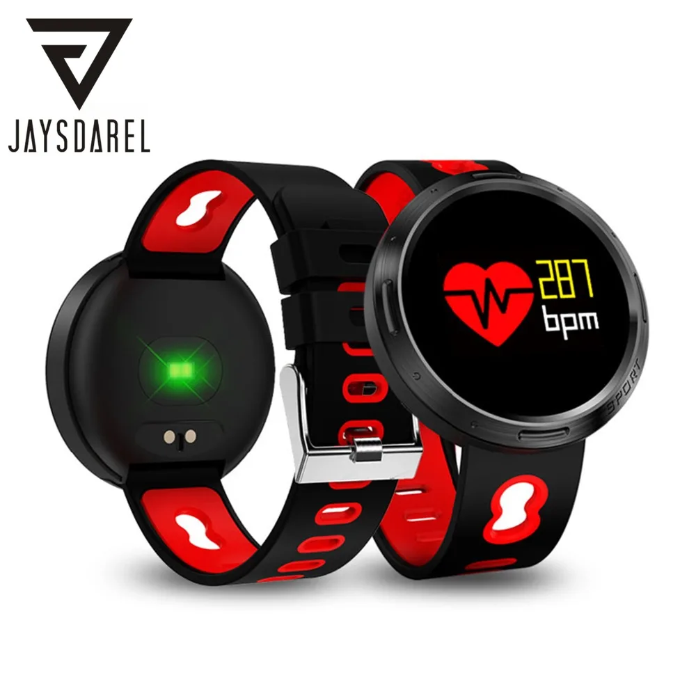 

JAYSDAREL X9-VO Blood Pressure Oxygen Heart Rate Monitor Smart Watch OLED IP68 Waterproof Smart Bracelet for Android iOS