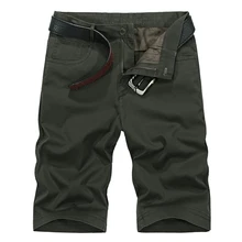 Летние мужские шорты-бермуды Masculina Хлопок до колена много карманов мужские Шорты однотонные шорты мужские 31-42 без пояса