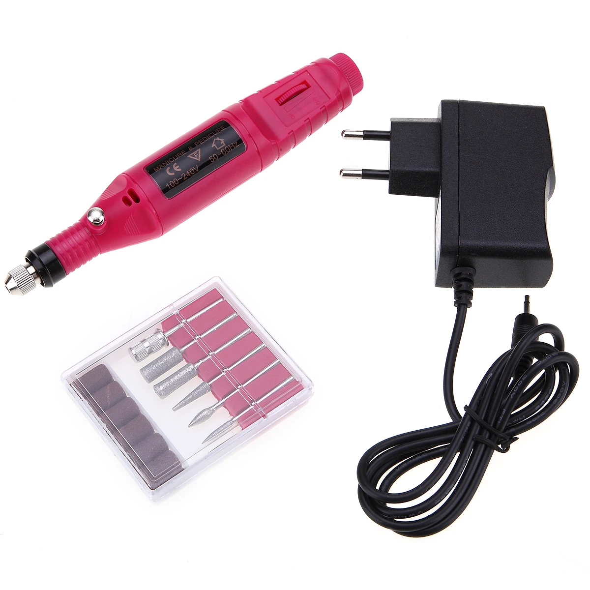 1 Set Pro Salon Nail Art Electric Grinding Machine Pen Toenail Drill