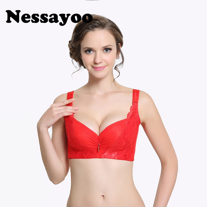 Comfortable Thin Cotton Cup Big Size Bra(Size:34B-44D)