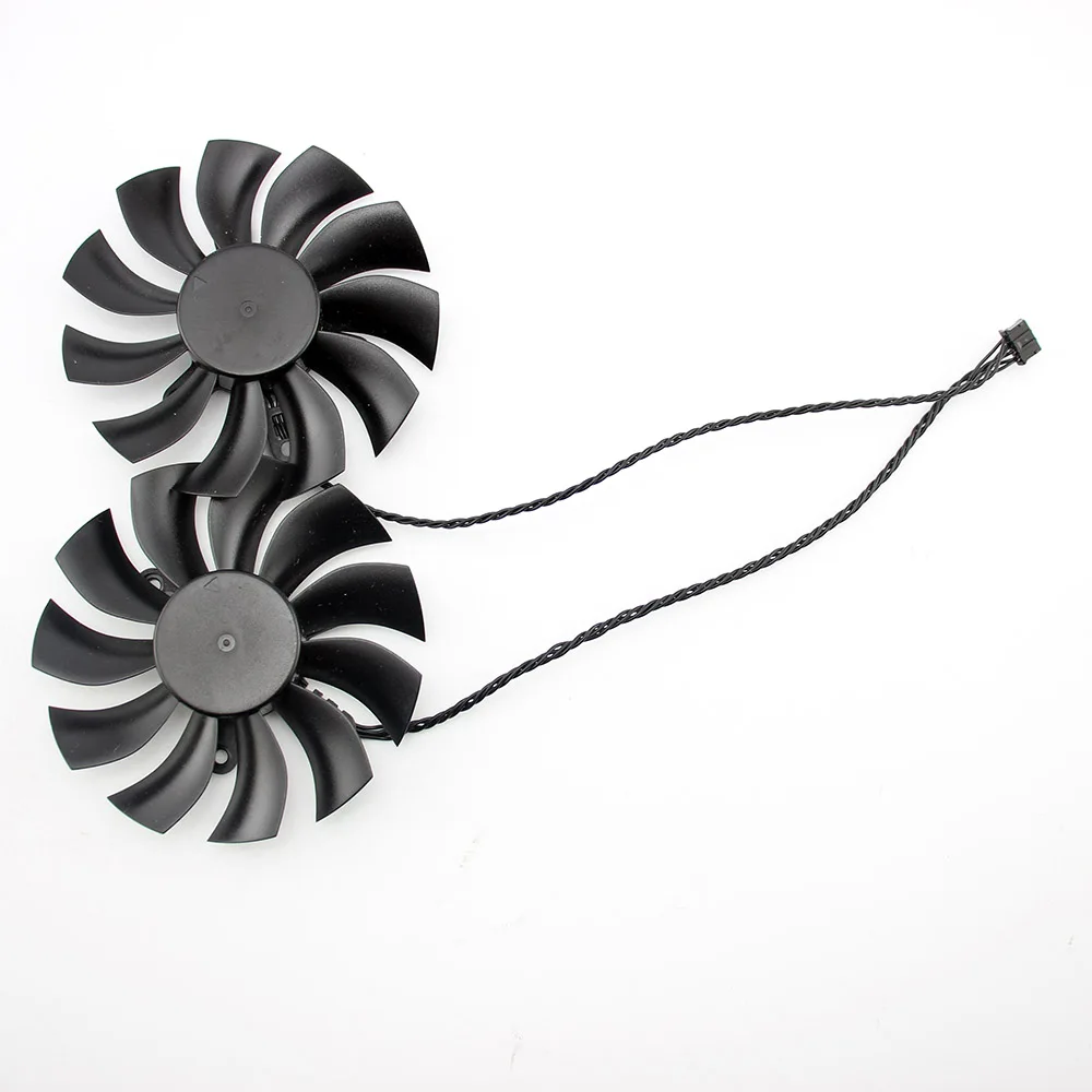 Free shipping 2 Pcs/Lot PLA09215B12H 4Pin VGA Cooler Graphics Card Fan For EVGA GTX970 ACX2.0 Video Cards Cooling system Fan