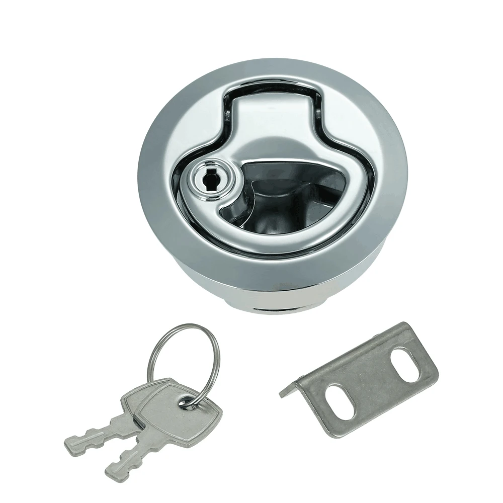 

New Flush Pull Slam Latch Hatch with Lock Door for RV Marine Boat Suitable for replacement