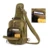 Unisex Adultos tela De Nylon Oxford Hombro Satchel Bag Tactical Sling Acampar Paquete Pecho Multifuncional Paquete de Hombro