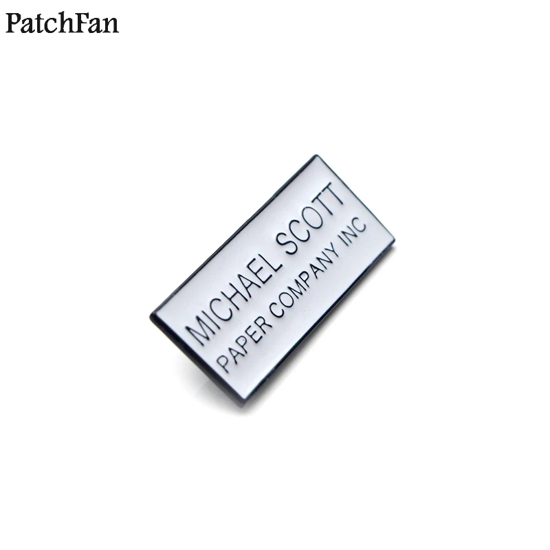 20 шт/партия Patchfan офис Вдохновленный Dwight Schrute шпильки рюкзак одежда броши для мужчин и женщин шляпа Декоративные значки A1507