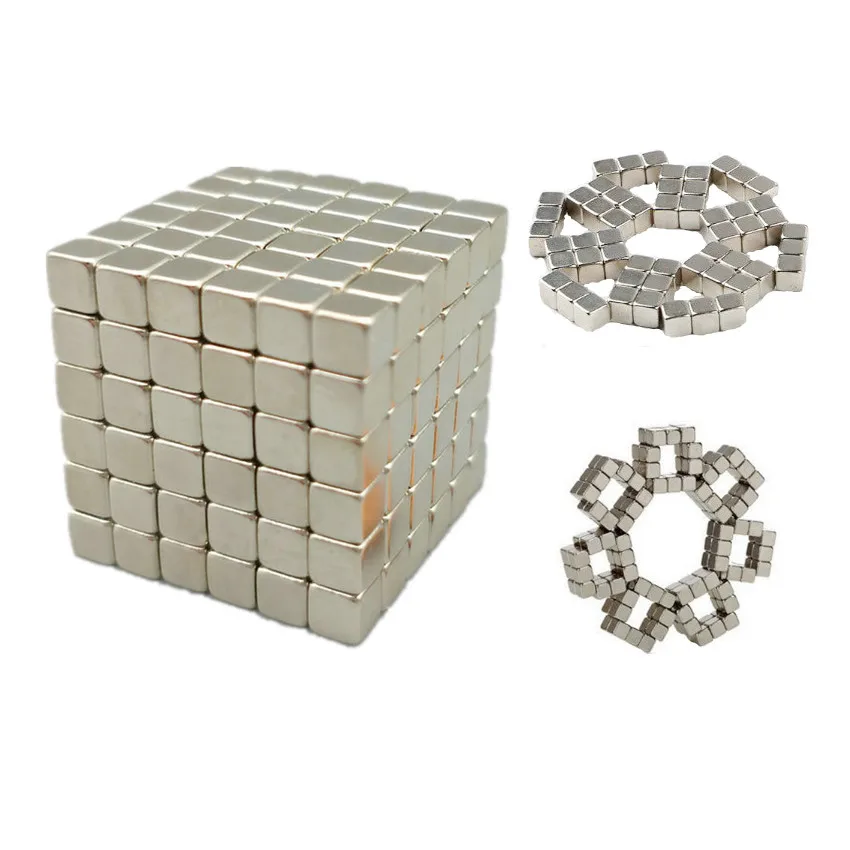 

Magic Kit Toy Block 3mm 4mm 5mm Length NdFeB Magnetic Magic Cubes Neodymium Rare Earth Permanent Magnets 2 sets total 432pcs