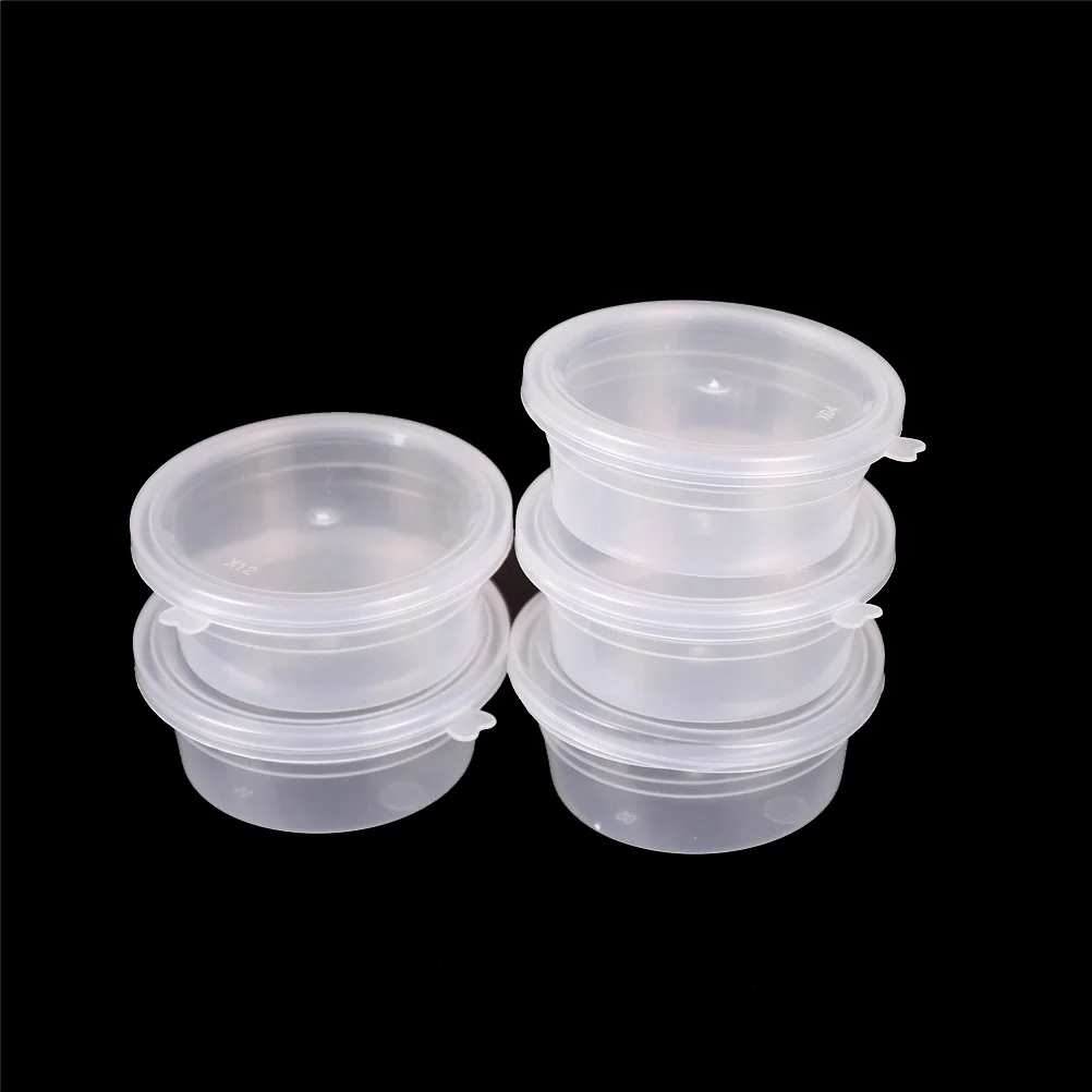 clear slime containers
