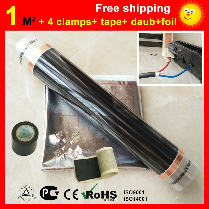 1 square meter with tap clamp daub  free shipping