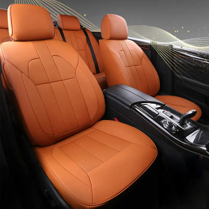 Custom Leather Car Seat Cover for Jaguar XF XE XJ F-PACE F-TYPE Brand Firm Soft Auto Accessories Co