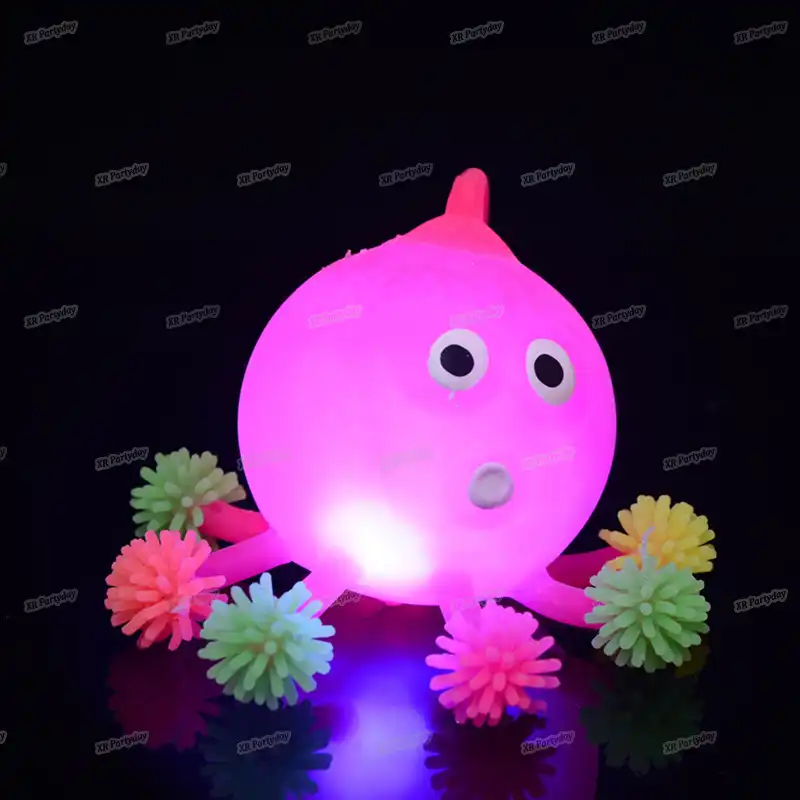 pelota saltarina con luz