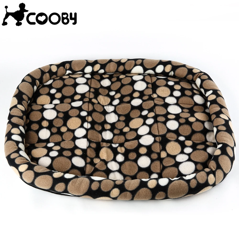 Foldable Dog Mats Beds Polar Fleece Pet Cushion Mat for Small Large