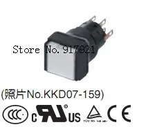 

[ZOB] Japan imports Fuji fuji reset button switch AR16F0M AR16F5M self-locking square flat buttons --10pcs/lot