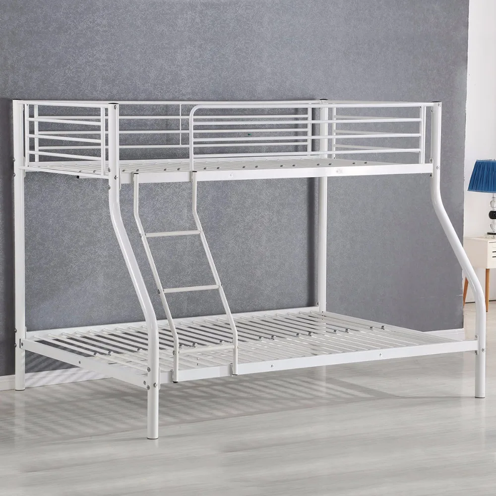 Goplus Twin Size Full Size Metal Bunk Bed for Kids Teens Adult Dorm Space-saver Child Parents Beds Bedroom Furniture HW56066+ Goplus Twin Size Full Size Metal Bunk Bed for Kids Teens Adult Dorm Space-saver Child Parents Beds Bedroom Furniture HW56066+