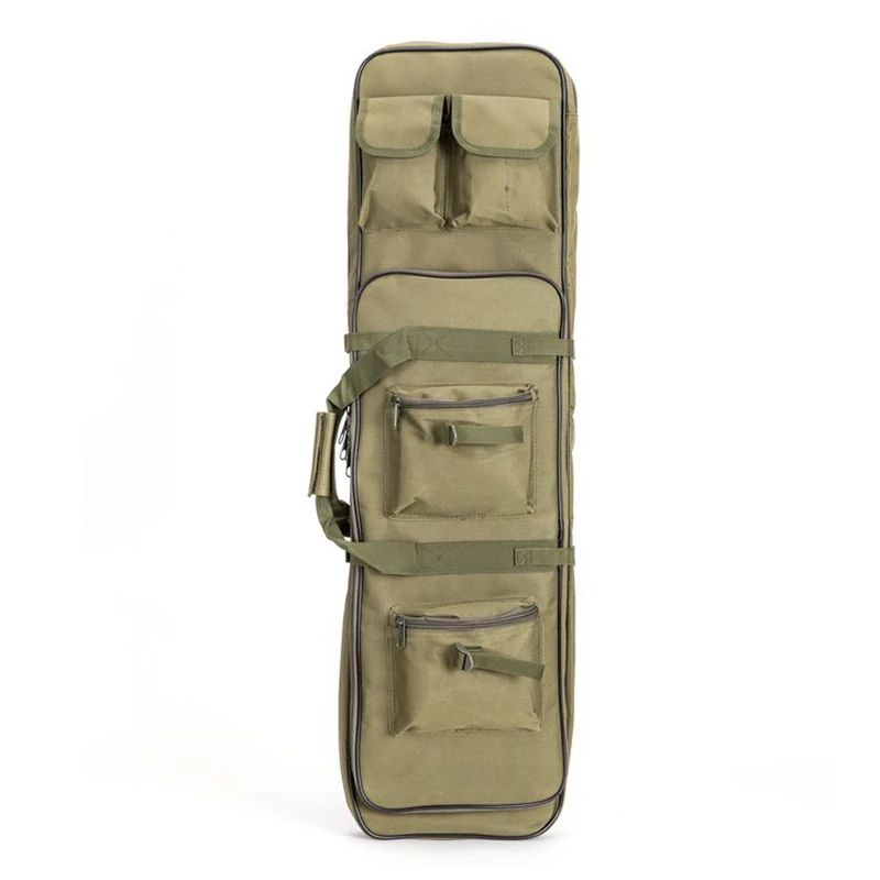 caso arma dupla mochila caça militar airsoft tan