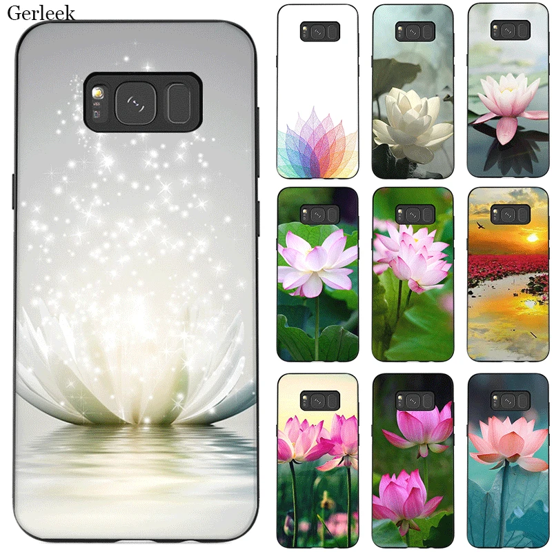 Чехол для мобильного телефона Desxz Lotus Flower Samsung A01EU US S10 S20 Plus Ultra S6 S7 Edge S8 S9 S10E Note 8 9 |