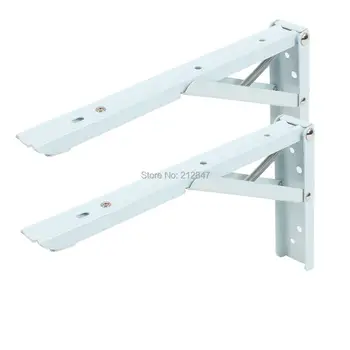 

2pcs Length 90 Degree Spring Loaded Folding Support Shelf Bracket