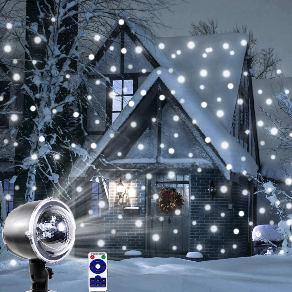 Snowfall Led Stage Lights Displays Projector Show Christmas Outdoor