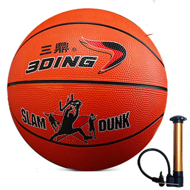 Official Size 7 Rubber Indoor Outdoor Leather Basket Basketball Ball