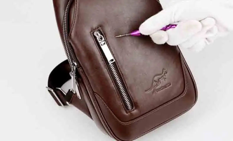 Мужская одноцветная сумка для хранения ключей из ПУ кожи для мобильного телефона многофункциональная модная сумка для путешествий на короткие расстояния простая нагрудная сумка