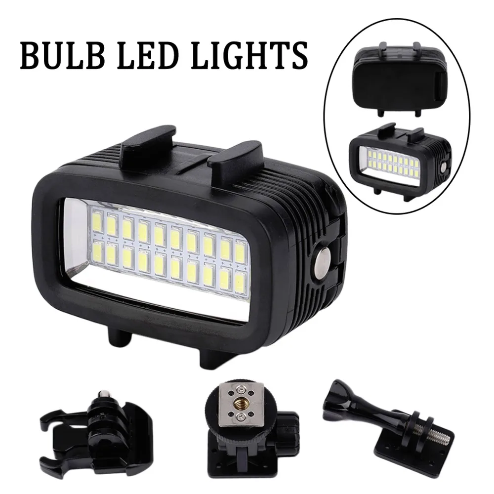 Newest 30M Waterproof Super Bright Underwater LED Video Light Action