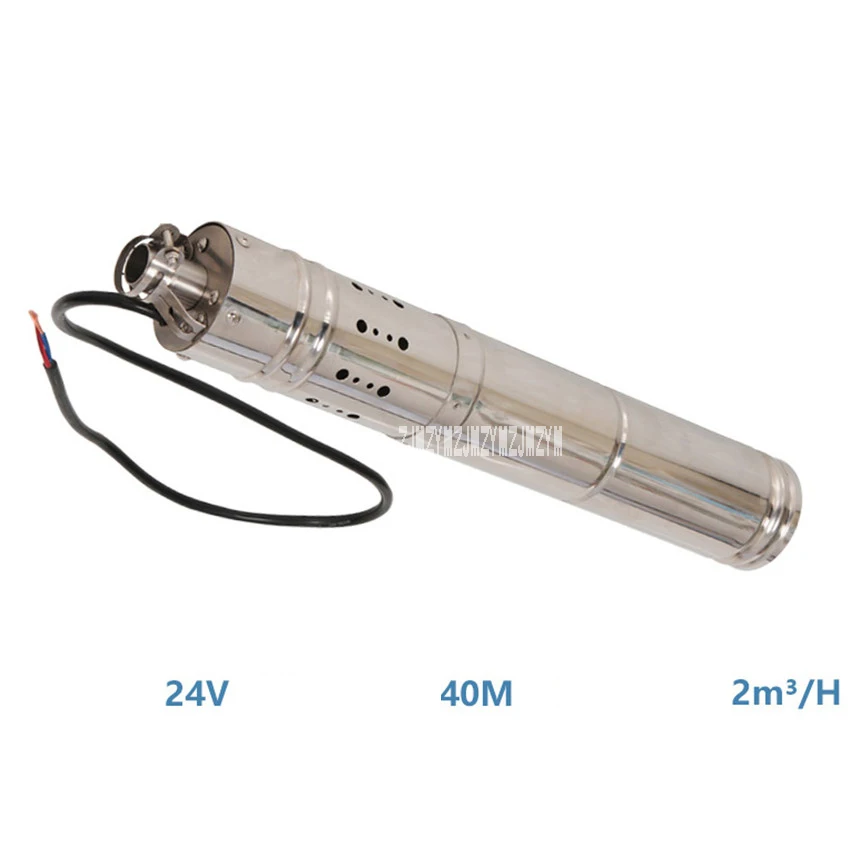 S242T 40 винтовой насос Solar DC 24V Lift 40m Flow 2000L/H из нержавеющей стали домашний садовый