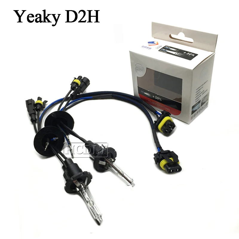 HCDLT Original 5500K Yeaky D2H Xenon HID Bulb D2S D4S 4500K 6500K D1S D3S Auto Car Headlight Bulb 35W Yeaky Xenon D1S HID Bulb (25)