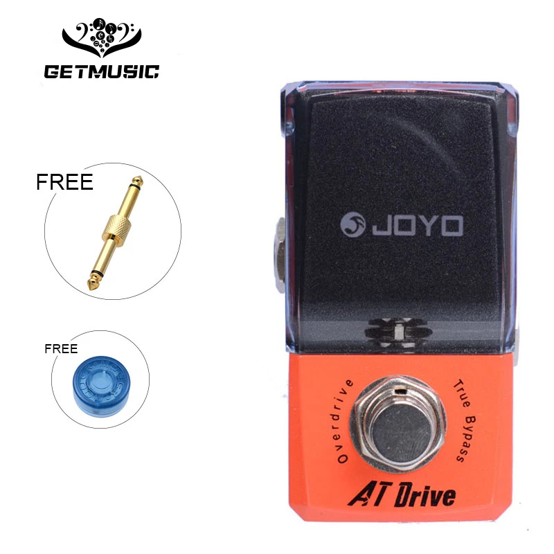 

New Joyo Ironman Series JF-305 AT Drive(Overdrive )Mini Smart Effect Pedal +One MOOER PC-Z Pedal Connector and One Cover Cap