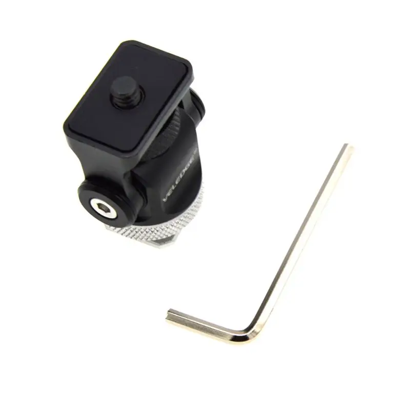 

Mini Hot Shoe Mount Monitor Flash Mic Holder 1/4" Screw Camera Holder Stand Bracket for Sports Camera Accessories Kit