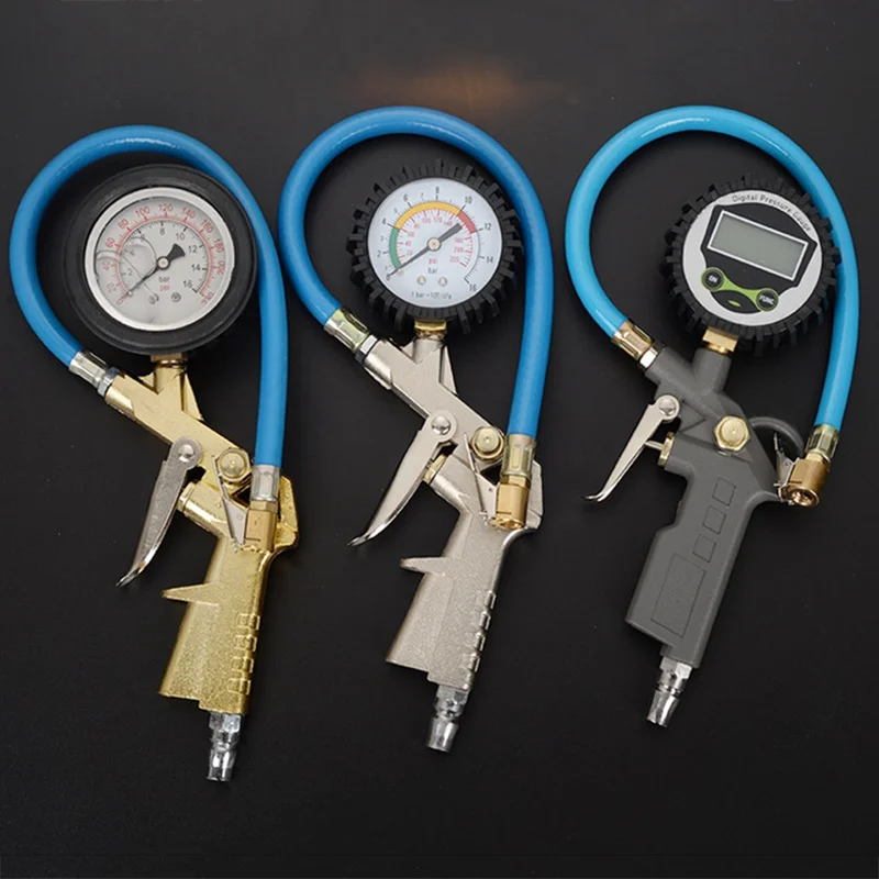

Car Auto Digital Tire Pressure Gauge Meter Tire Air Inflator Tool 220PSI