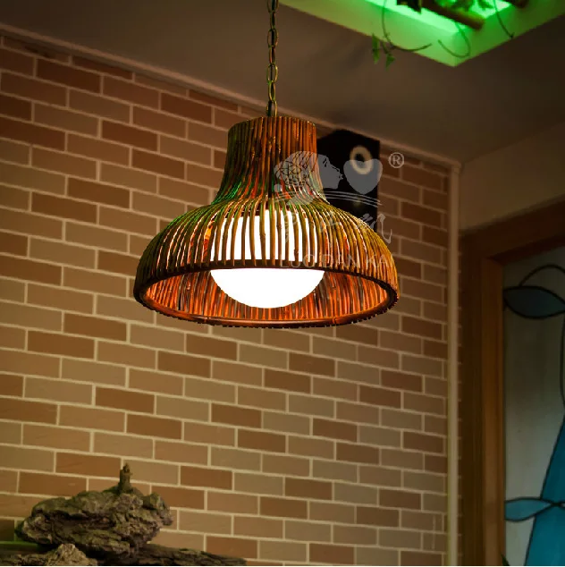 Nordic Ikea creactive American rural style bamboo pendant lamp | Лампы и освещение