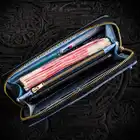 Модные роскошные мужские кошельки ручной работы, матовые, из натуральной кожи, повседневные, вертикальные модели, женские Кошельки и портмоне - 4