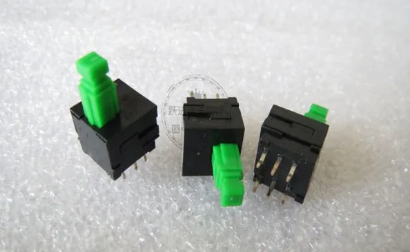 [VK] Japan ALPS reset switch double 6 foot vertical key button unlock without lock power handle 9mm 6pin | Обустройство дома