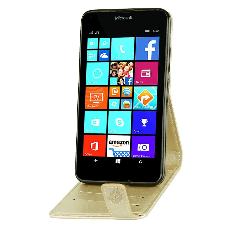 Кожаный чехол-портмоне с откидной крышкой для microsoft Lumia 640 Lte Dual Sim сотовый Чехол для телефона для Nokia 640 N640 задняя крышка сумка