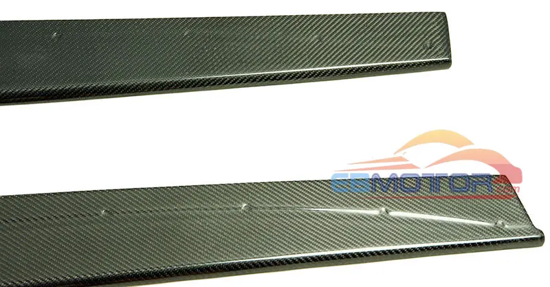 MP style Real carbon fiber side skirts body kits apron 1pair for BMW F80 M3 4-door F82 M4 2-door 2014UP  B363
