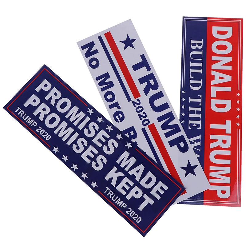 10 шт. президент Дональд Трамп кампании оконные наклейки на автомобильные бамперы