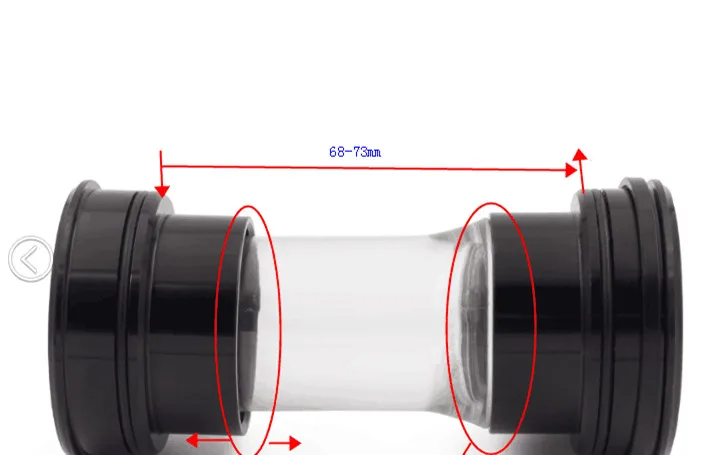 Нижний Кронштейн 68-73 мм велосипедная ось для велосипеда MTB велосипедный Нижний Кронштейн ЧПУ Алюминиевый сплав BB кривошипный комплект оси для SHIMANO для SRAM