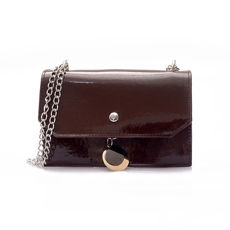 

JG Summer Fashion PU Leather Crossbody Bag New Lady Casual Chain Messenger Bags Women Girls Party Sequined Flap Shoulder Bag